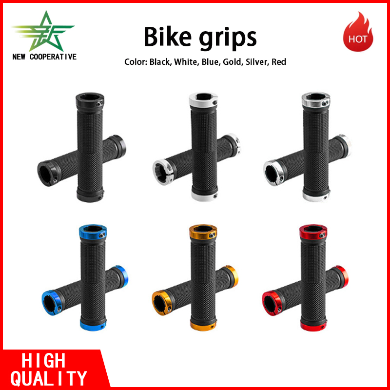Mtb Grip Lock On - 2 Buah Pegangan Sepeda Karet Anti
