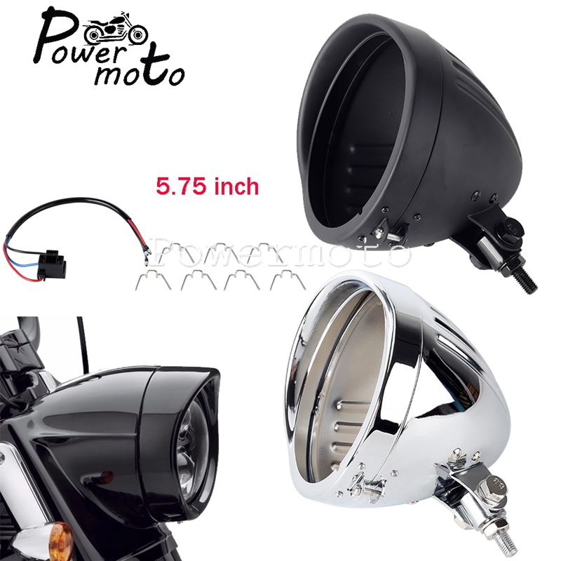 Mountain Biking Denver - Lampu depan sepeda motor 5.75 inci,