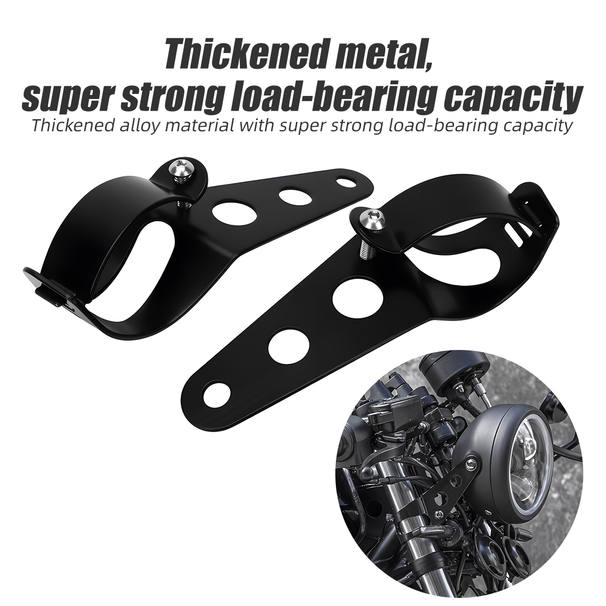 Mountain Biking Denver - Braket Pemasangan Lampu Depan Motor Universal